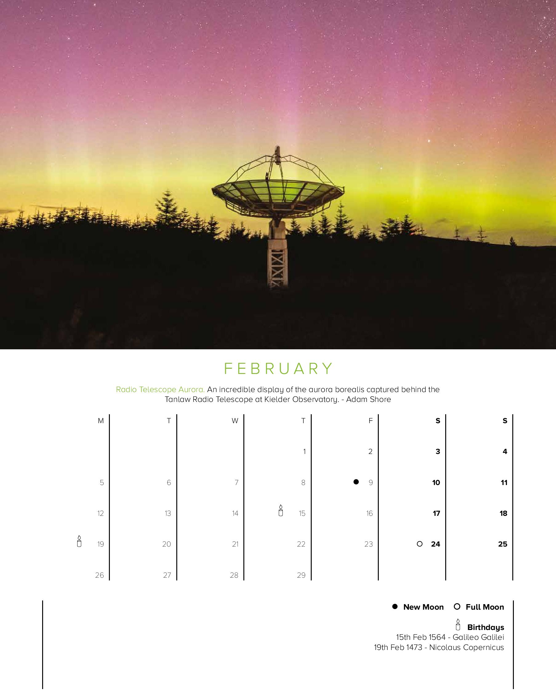 Gift Shop Kielder Observatory 2024 Calendar